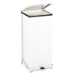 Defenders Heavy-Duty Steel Step Can, 13 gal, Steel, White