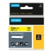 Rhino Flexible Nylon Industrial Label Tape, 0.5" X 11.5 Ft,