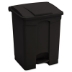 Large Capacity Plastic Step-On Receptacle, 17 gal, Plastic,