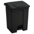 Large Capacity Plastic Step-On Receptacle, 23 gal, Plastic,