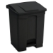 Large Capacity Plastic Step-On Receptacle, 23 gal, Plastic,