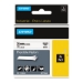 Rhino Flexible Nylon Industrial Label Tape, 1" X 11.5 Ft, Wh