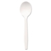 Plastic Cutlery, Mediumweight Soup Spoon, White, 1,000/Carto