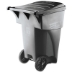 Brute Roll-Out Heavy-Duty Container, 95 gal, Polyethylene, G