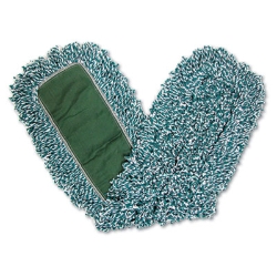 Dust Mop Heads, 36, Looped End, Microfiber