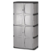 Double-Door Storage Cabinet - Base/top, 36w X 18d X 72h, Gra