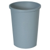 Untouchable Large Plastic Round Waste Receptacle, 11 gal, Pl