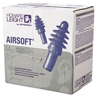 AirSoft Multiple-Use Corded Earplugs, White Cord, 27 dB NRR,