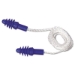 AirSoft Multiple-Use Corded Earplugs, White Cord, 27 dB NRR,