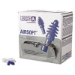 AirSoft Multiple-Use Corded Earplugs, White Cord, 27 dB NRR,