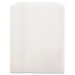 Grease-Resistant Single-Serve Bags, 6" x 0.75" x 7.25", Whit