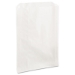 Grease-Resistant Single-Serve Bags, 6.5" x 1" x 8", White, 2
