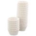 Fluted Bake Cups, 4.5" Diameter x 1.25" h, White, Paper, 500
