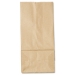 Grocery Paper Bags, 5# Size, 35# Basis Weight, 5.25" x 3.38"