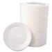 Quiet Classic Laminated Foam Dinnerware, Plate, 9" dia, Whit
