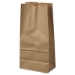 Grocery Paper Bags, 16# Size, 40# Basis Weight, 7.75" x 4.75