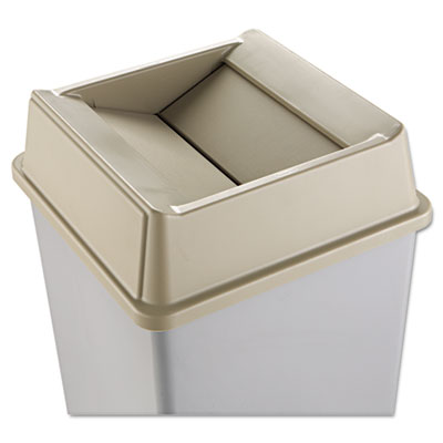 Untouchable Square Swing Top Lid, Plastic, 20.13w X 20.13d X