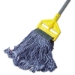 Swinger Loop Wet Mop Head, Medium, Cotton/synthetic, Blue, 6