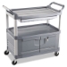 Xtra Instrument Cart with Locking Storage Area, Plastic, 3 S