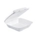 Foam Hinged Lid Container, Performer Perforated Lid, 9 X 9.4