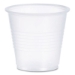 High-Impact Polystyrene Cold Cups, 3.5 oz, Plastic, Transluc