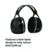 PELTOR X5A Over the Head Earmuffs, Dielectric, 31 dB NRR, Bl