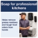 Odor-Control Hand Soap Liquid S4 Refill, Perfume-Free, 1 L,
