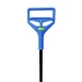 Janitor Style Screw Clamp Mop Handle, 64", Blue