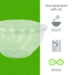 Renewable and Compostable Salad Bowls with Lids, 32 oz, Clea