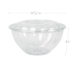 Renewable and Compostable Salad Bowls with Lids, 32 oz, Clea