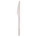 Cutlery for Cutlerease Dispensing System, Knife, Plastic, Wh