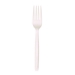 Cutlery for Cutlerease Dispensing System, Fork, Plastic, Whi