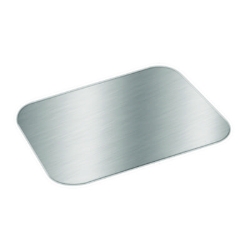 Foil Laminated Board Lids, Fits 2061/2062, 5.88 x 8.44, Alum