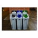 Slim Jim Recycling Station Kit, 1-Stream Compost, 23 gal, Pl