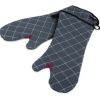 Bestguard Oven Mitt, 17", WebGuard Plus Fabric, Black, Pair