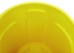 Vented Round Brute Container, 20 gal, Plastic, Yellow