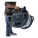 Vented Wheeled Brute Container, 44 Gal, Plastic, Gray