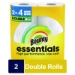 Essentials Select-A-Size Kitchen Roll Paper Towels, 2-Ply, W