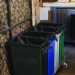 Slim Jim Plastic Recycling Container with Venting Channels,