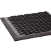 Crown-Tred Indoor/Outdoor Scraper Mat, Black Loop-Twist Ribb