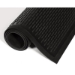 Crown-Tred Indoor/Outdoor Scraper Mat, Black Loop-Twist Ribb