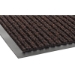 Needle-Rib Wiper/Scraper Mat, Rectangular, Brown Ribbed Surf
