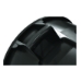 Vented Round Brute Container, 44 gal, Plastic, Black