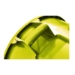 Vented Round Brute Container, 20 gal, Plastic, Yellow