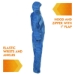 A20 Breathable Particle Protection Coveralls, Zip Front, Hoo