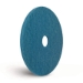 Cleaner Pad, 16" Diameter, Blue, 5/Carton