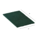 90-96 Medium Duty Hand Cleaning Pad, 6" x 9", Green, 20/Pack