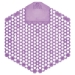 Wave 3D Urinal Deodorizer, Fabulous Scent, Purple, 58 g, 10/