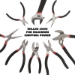 8-Piece Steel Pliers And Wrench Tool Set