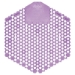Wave 3D Urinal Deodorizer, Fabulous Scent, Purple, 58 g, 10/
